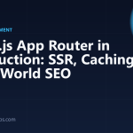 Next.js App Router in Production: SSR, Caching, and Real-World SEO